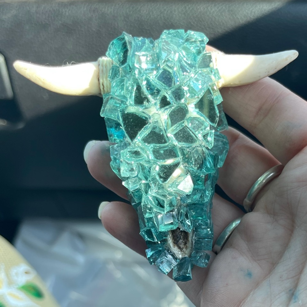 Small bling cowhead